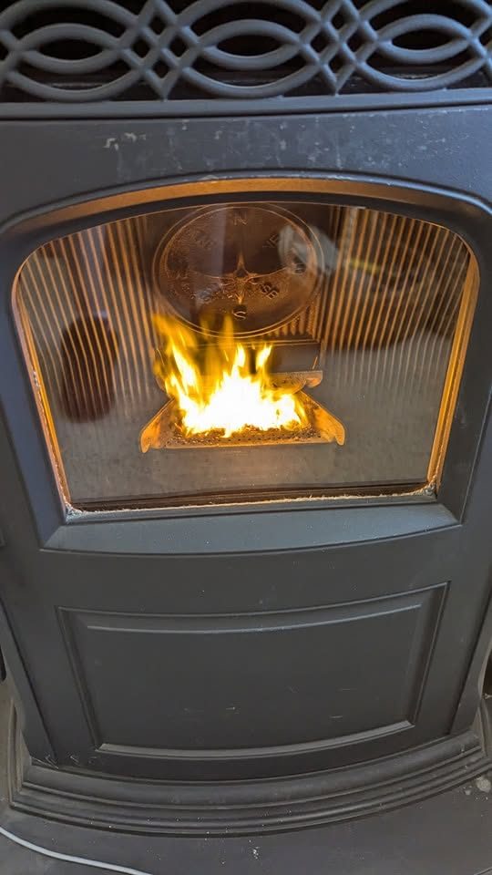 Pellet stoves share some maintenance needs with traditional wood-burning units.